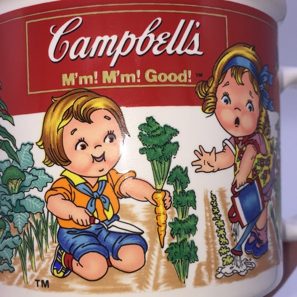 Campbell’s M’m! M’m! Good! Soup Mug Garden Vegetables Campbell's Kids - Picture 4 of 11